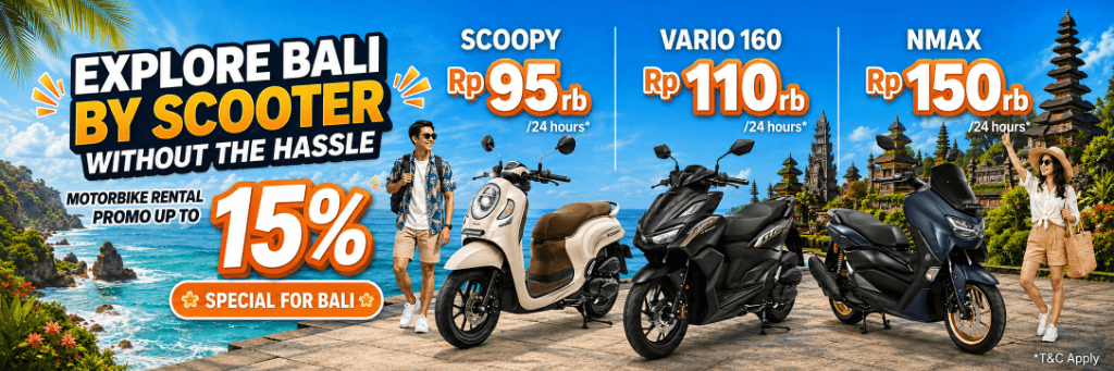 Rent a scooter in Bali
